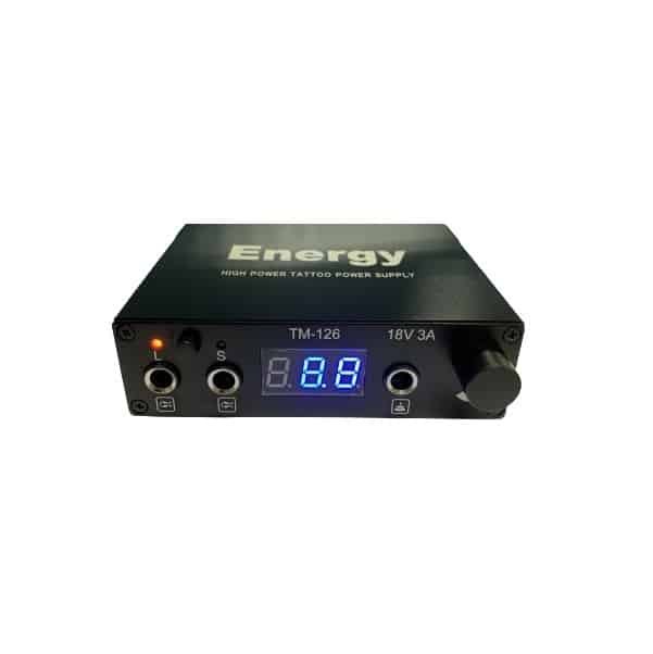 Energy 3 Ampere Power Supply - Black - My Tattoo Supply